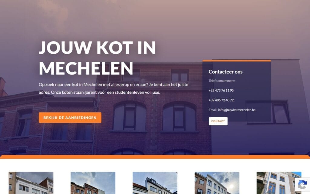 Homepage van Jouw Kot Mechelen